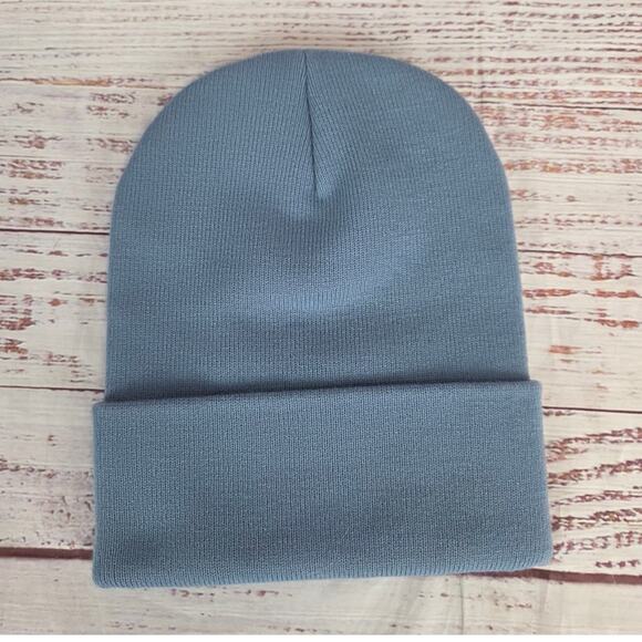 Carhartt Beanie OS Acrylic Watch Ribbed Knit Cuff Hat Skystone Blue Outdoor New - Picture 2 of 6